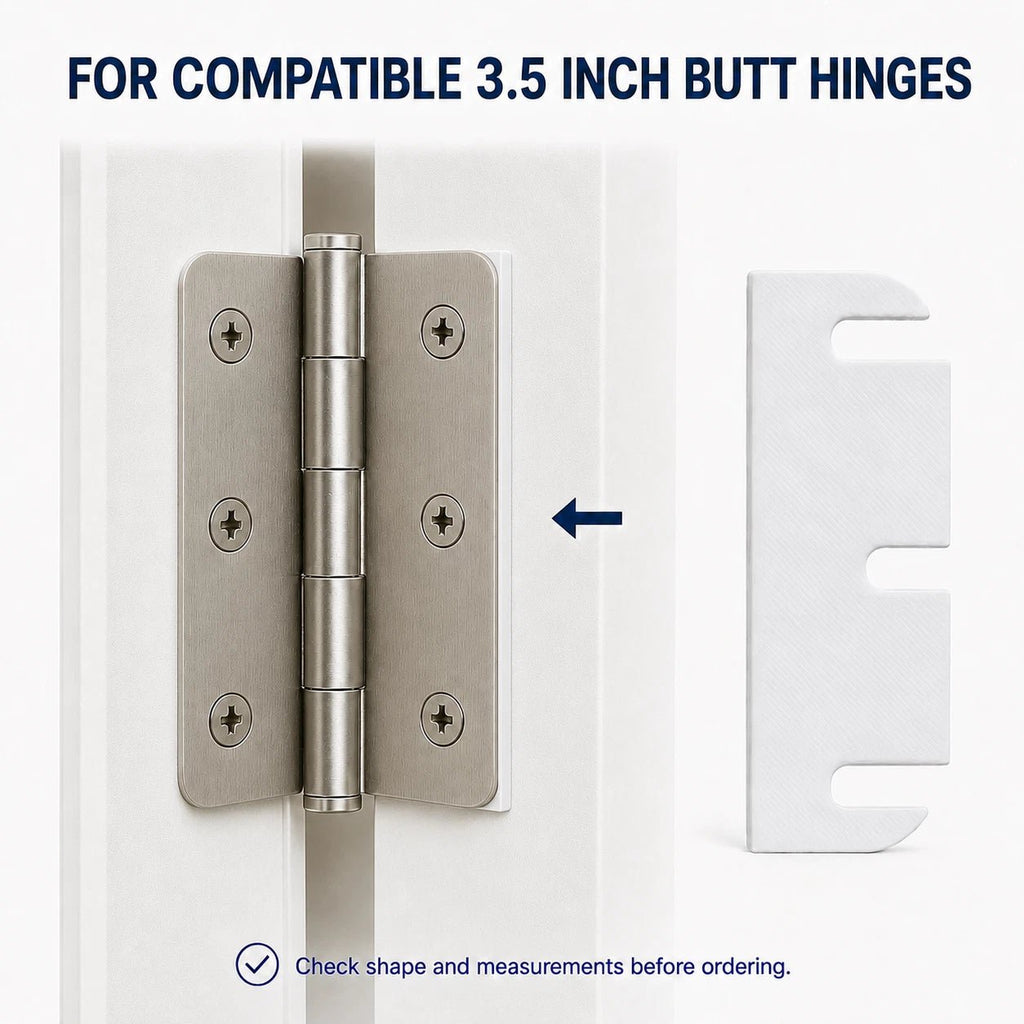 3.5 inch slide-in hinge shims with 0.5 to 2mm thickness options (image 4)