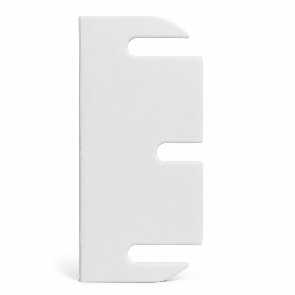 3.5 inch slide-in hinge shims with 0.5 to 2mm thickness options (image 1)