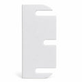 3.5 inch slide-in hinge shims with 0.5 to 2mm thickness options (image 1)