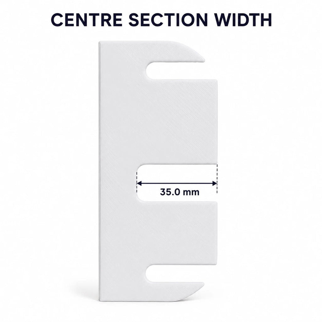 3.5 inch slide-in hinge shims with 0.5 to 2mm thickness options (image 7)