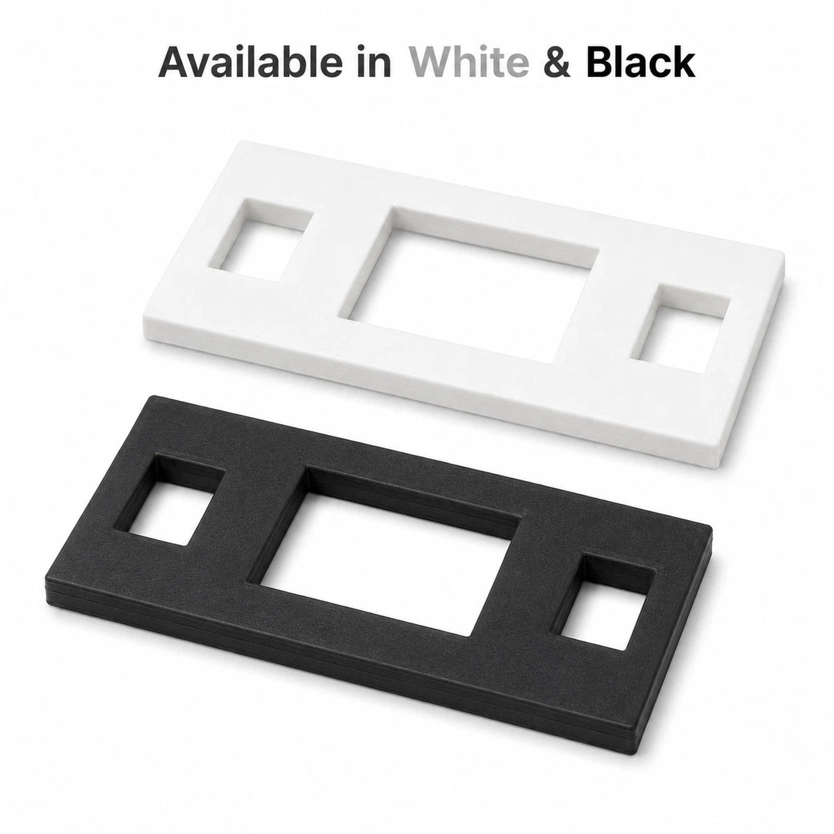 58 x 20mm door strike plate packing shims for internal door latch alignment (image 9)