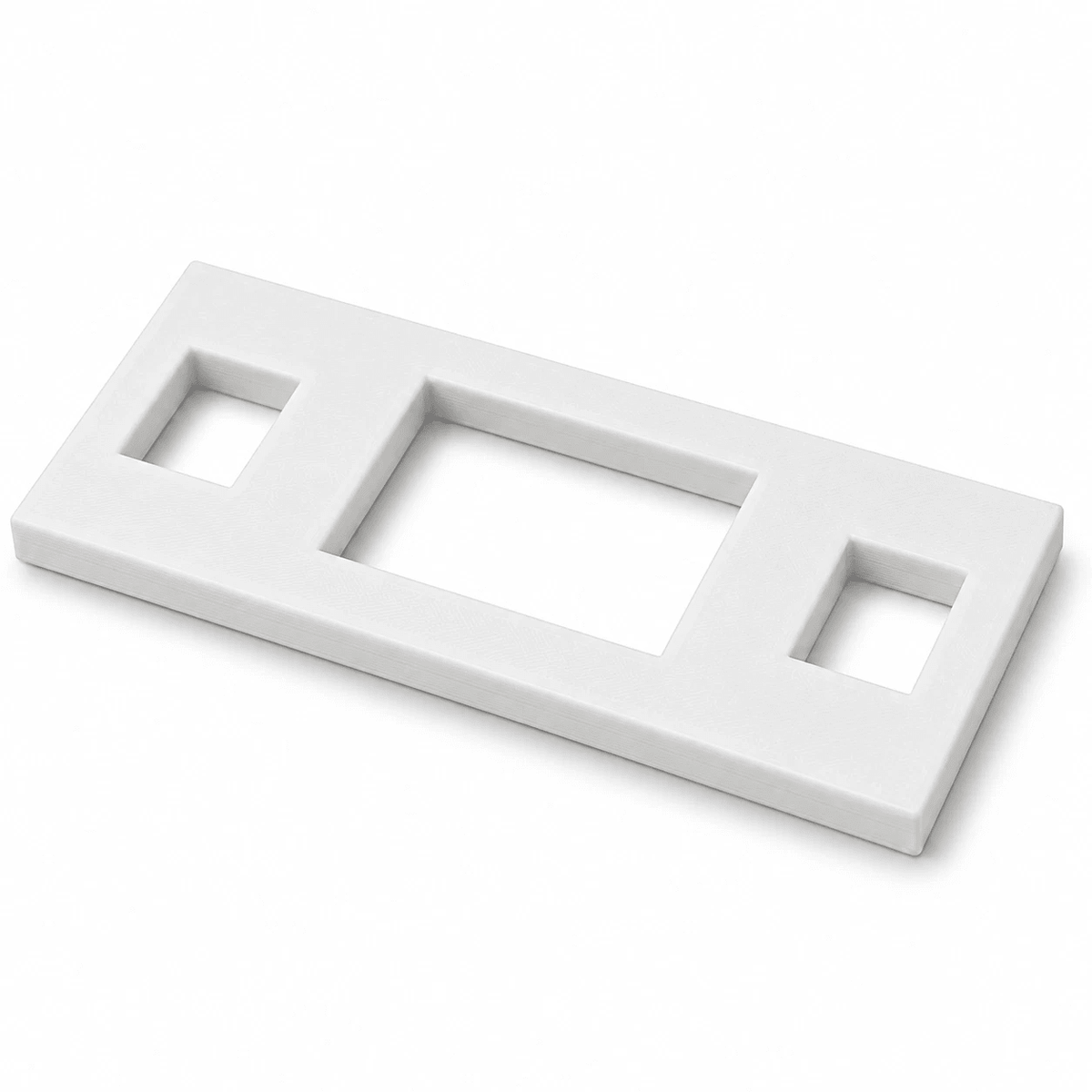 58 x 20mm door strike plate packing shims for internal door latch alignment (image 1)
