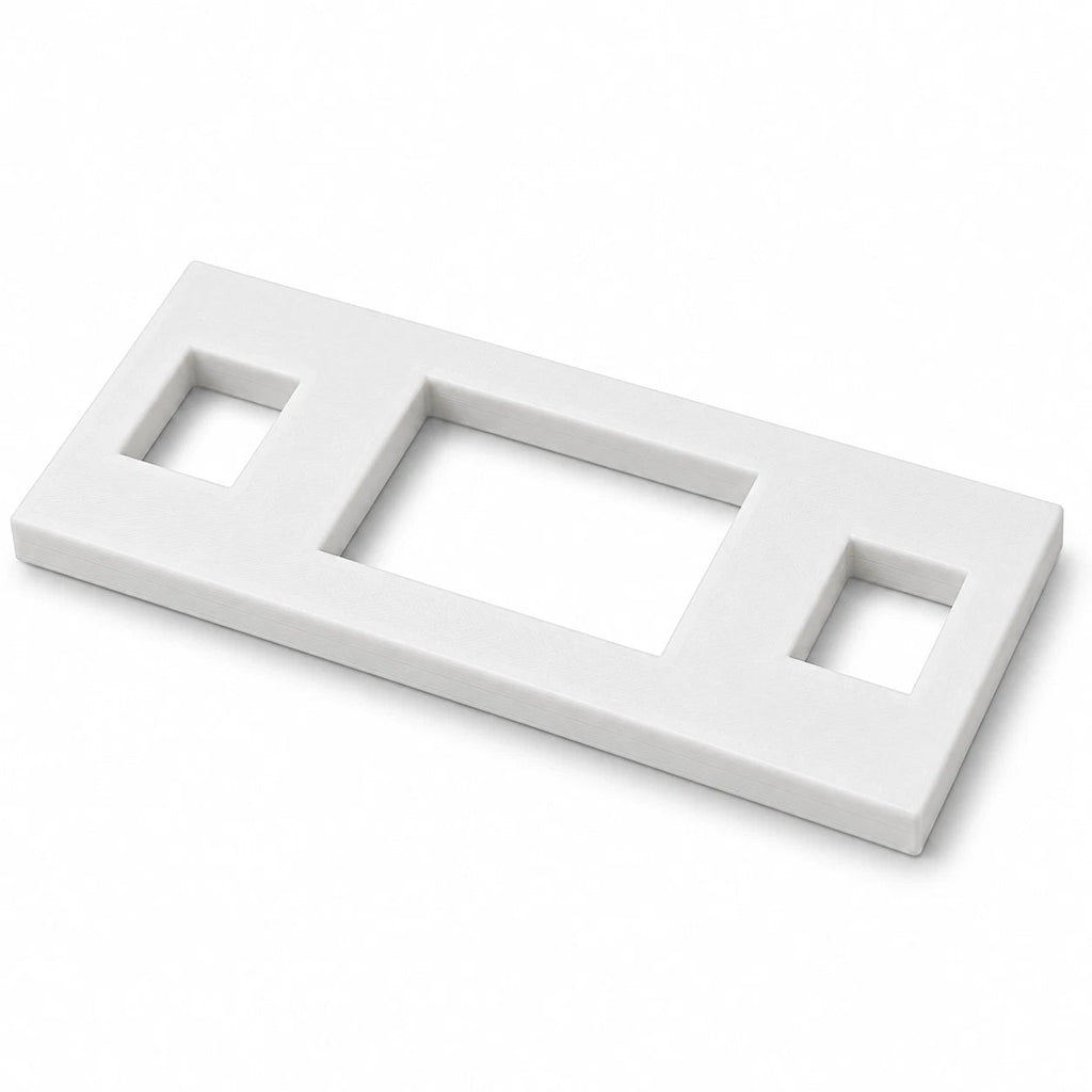 58 x 20mm door strike plate packing shims for internal door latch alignment (image 8)