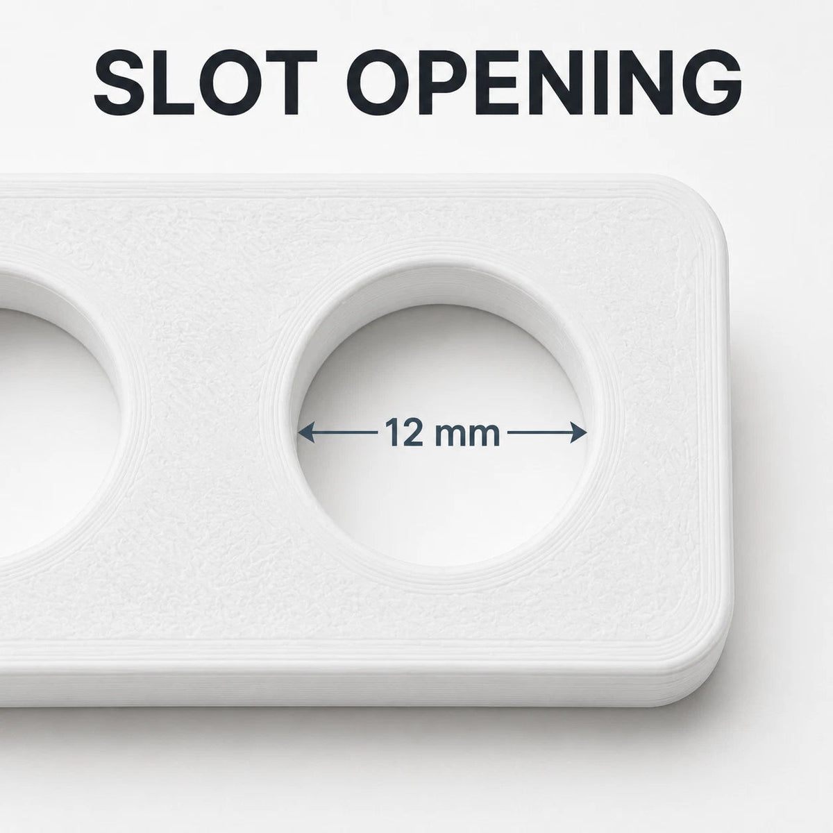 63mm rectangular uPVC window handle spacers for Perfect Fit blind clearance (image 7)
