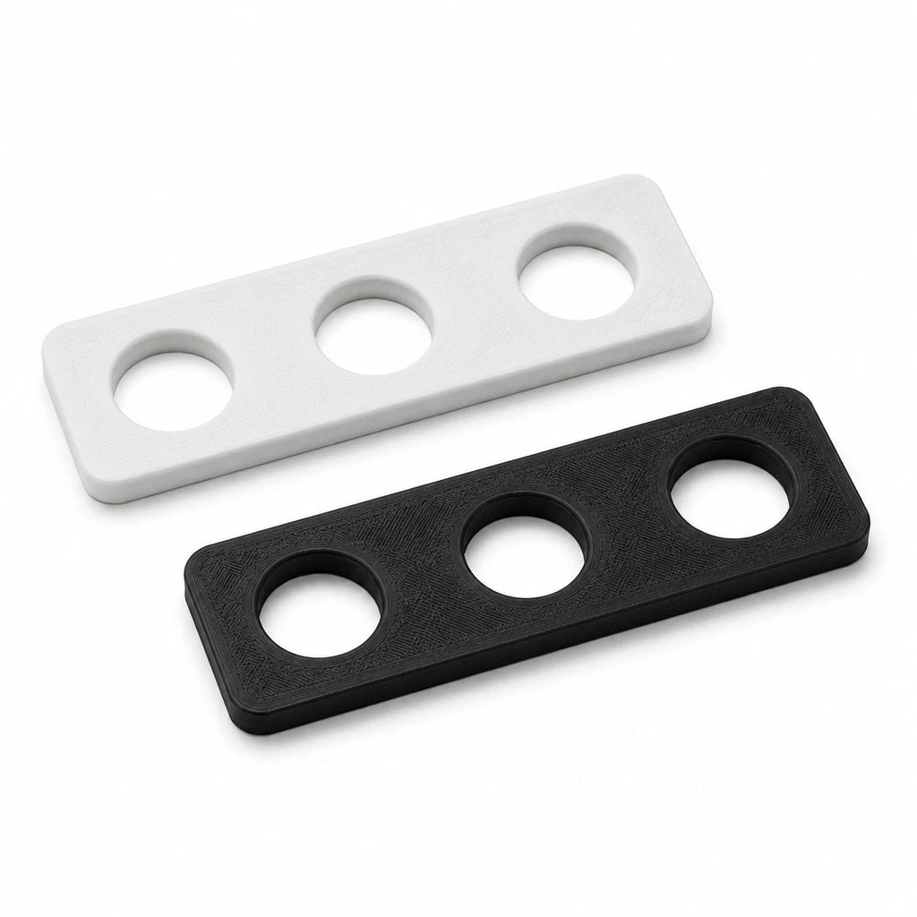 63mm rectangular uPVC window handle spacers for Perfect Fit blind clearance (image 4)