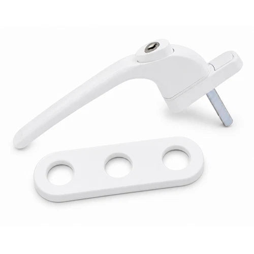 63mm rounded uPVC window handle spacers for Perfect Fit blind clearance (image 1)