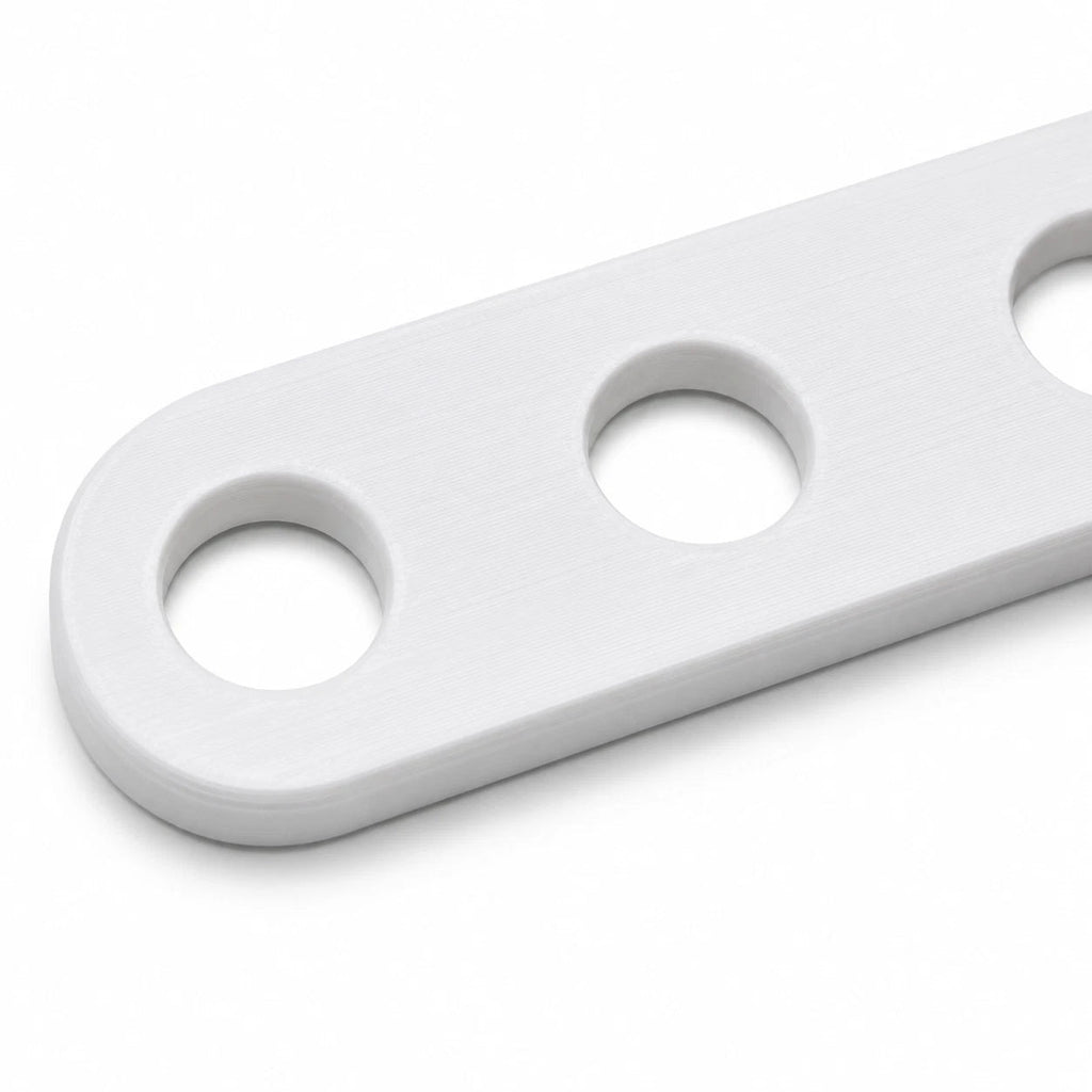 63mm rounded uPVC window handle spacers for Perfect Fit blind clearance (image 6)