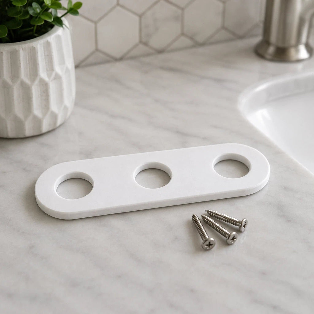 63mm rounded uPVC window handle spacers for Perfect Fit blind clearance (image 7)