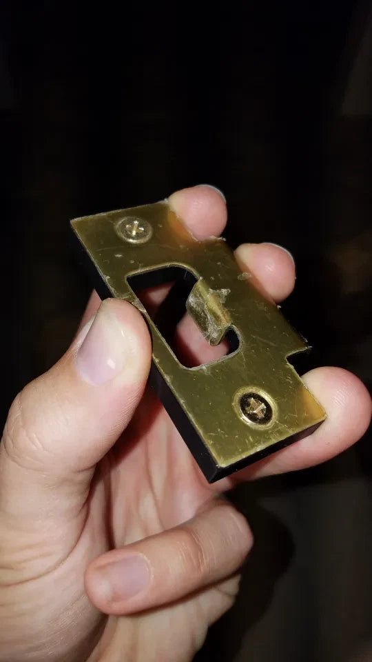 70 x 28mm door strike plate spacer shims for internal door latch alignment (image 6)