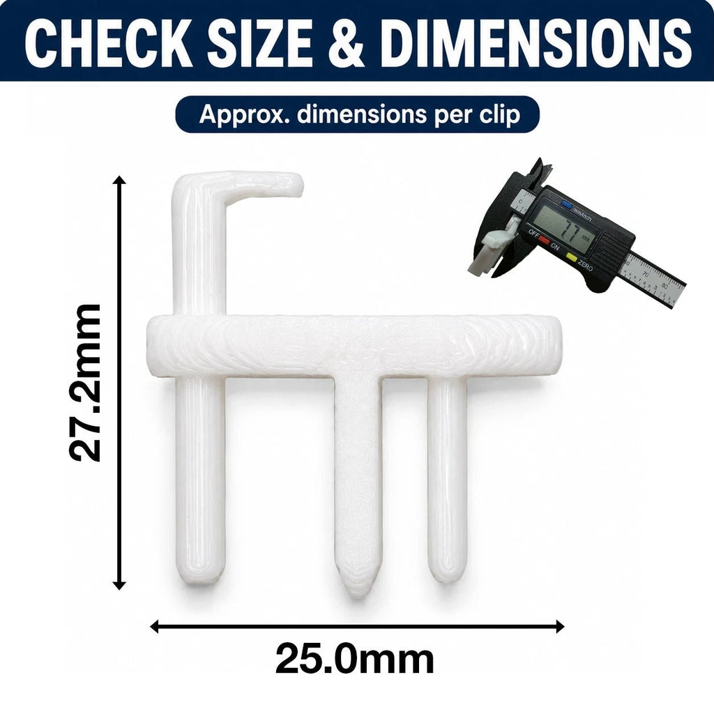 Seitz Dometic Compatible Flyscreen Blind End Clips Caravan Motorhome 5-30 Pairs - photo 4
