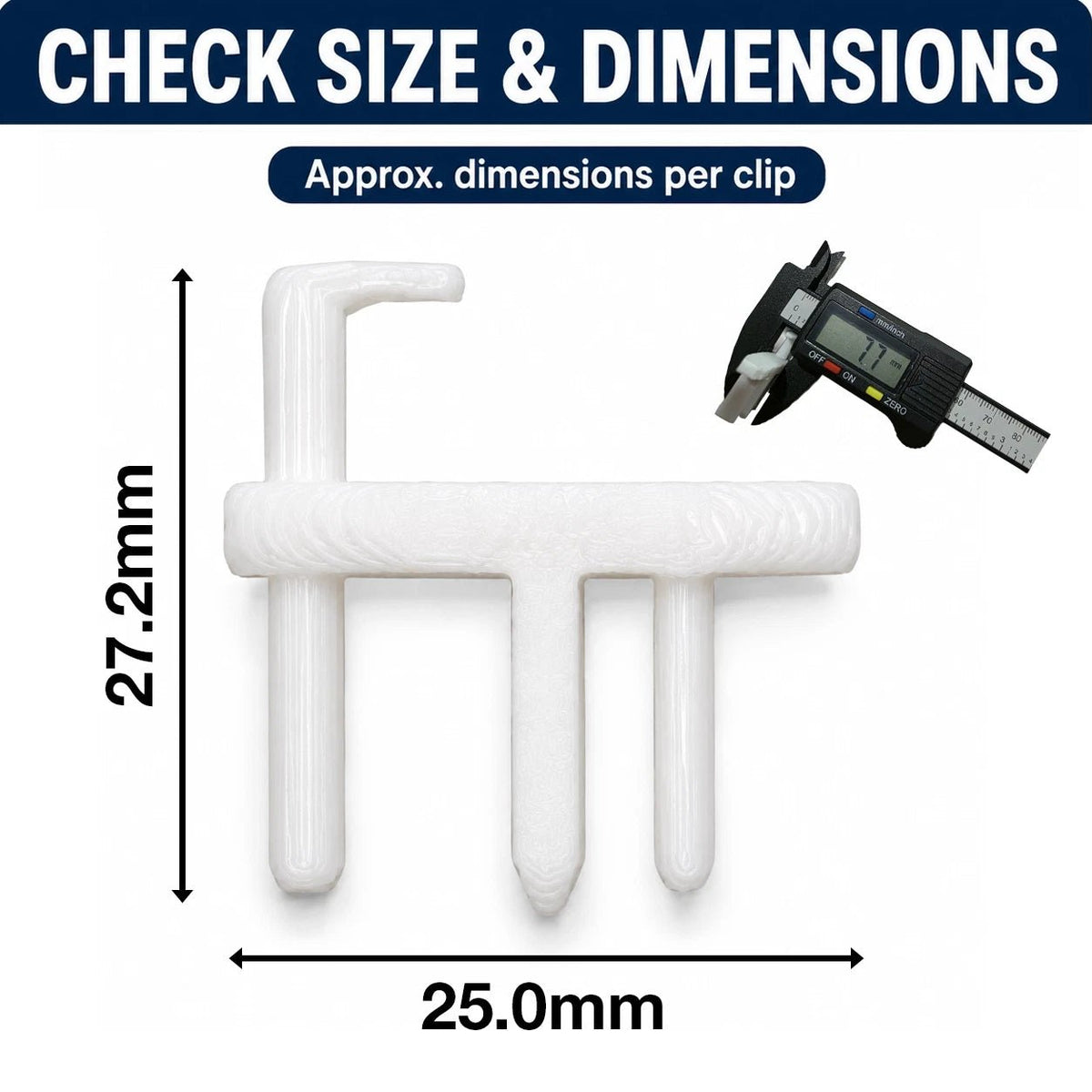 Seitz Dometic Compatible Flyscreen Blind End Clips Caravan Motorhome 5-30 Pairs - photo 4