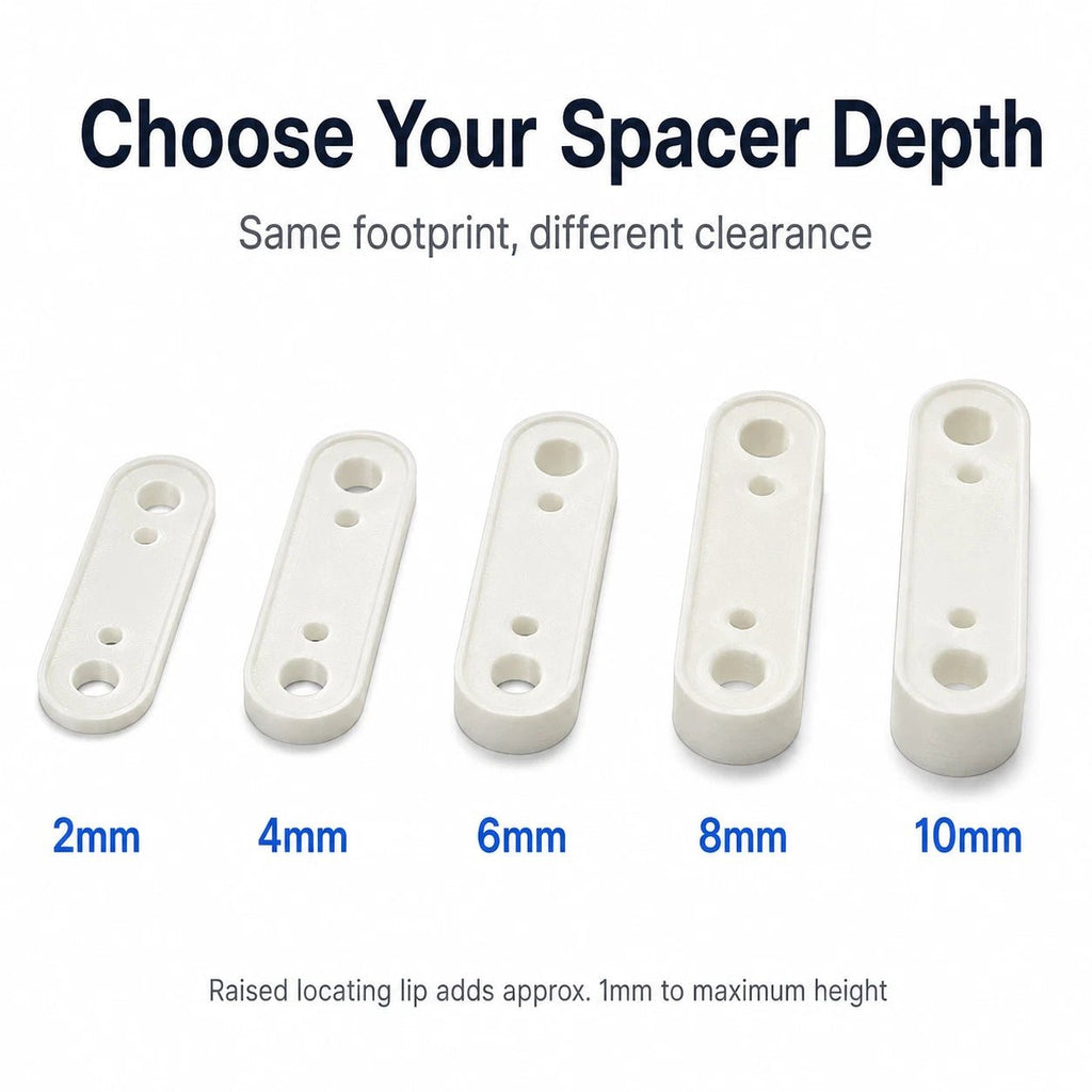 cockspur window handle spacer packers for compatible Fab and Fix 954KR handles (image 3)