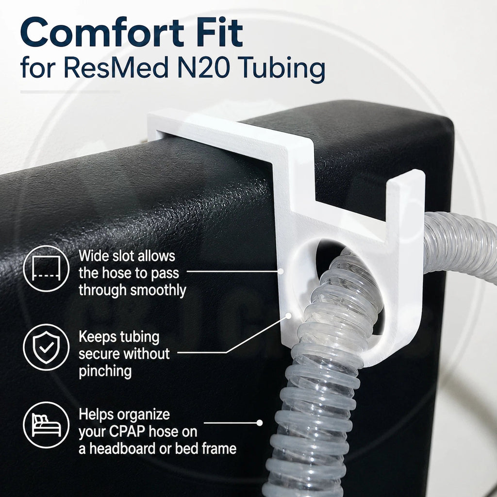 CPAP Hose Holder Bed Clip Sleep Apnoea Tube Support Mask Hook UK Made - photo 4