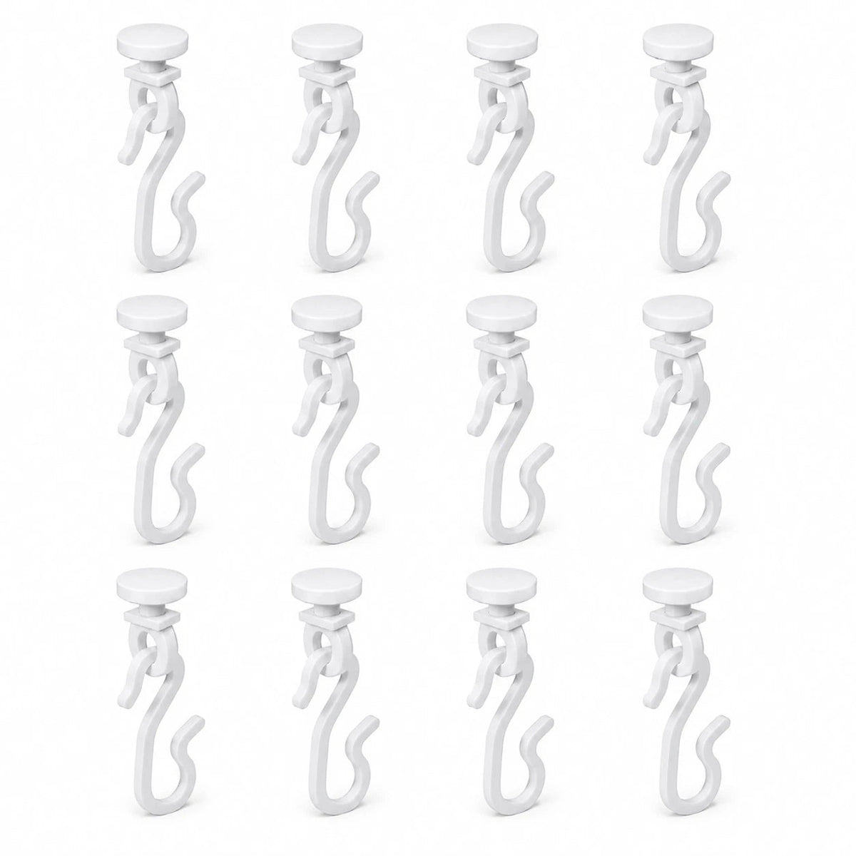 shower curtain track glider hooks for compatible Croydex Module 4 rails (image 7)