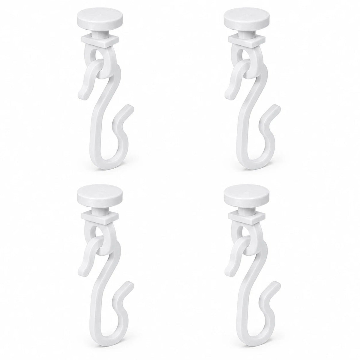 shower curtain track glider hooks for compatible Croydex Module 4 rails (image 1)
